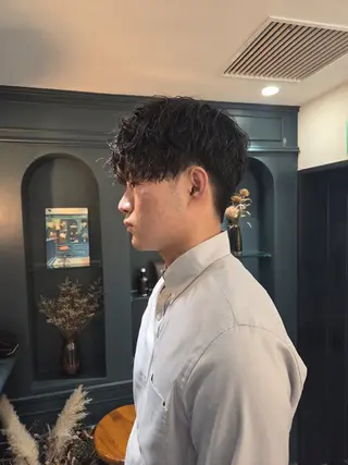 メンズ パーマ 【メンズ/レディース ✂️】momo🌷のヘアスタイル