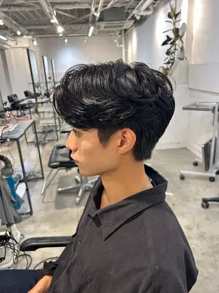 パーマ メンズ メンズ清潔感のプロ 💈メンズパーマ藤田のヘアスタイル