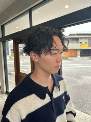 ショート パーマ メンズ 🇺🇸メンズ特化 KYOYA💈のヘアスタイル