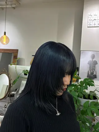 ミディアム ooitヨシダ ミナミのヘアスタイル