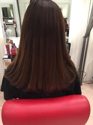 ロング 田畑 福恵のヘアスタイル