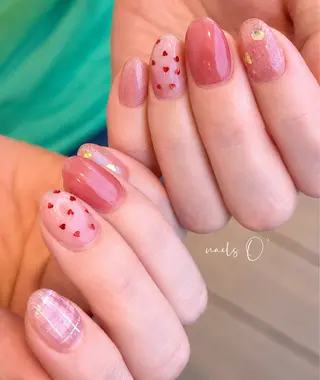 ネイル 大人可愛いネイル🎗 Hinaのネイルデザイン