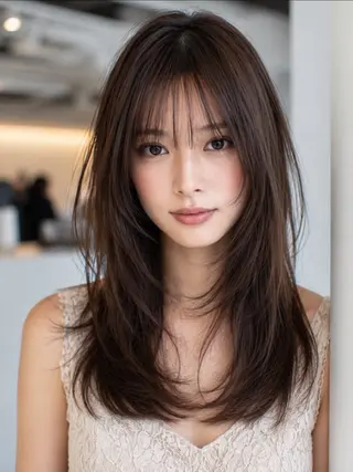 セミロング カラー ✨毛髪診断で絶対綺麗 ✨美髪艶髪専門✨高浪のヘアスタイル