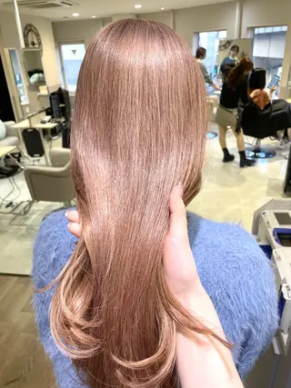ロング カラー ayano / 透明感・くすみカラーのヘアスタイル