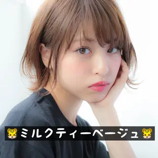 ミディアム カラー 🫧渋谷美容師 たくみ🫧のヘアスタイル