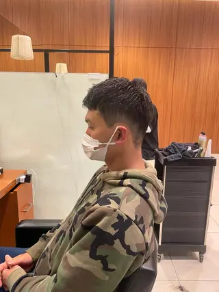 ショート メンズ 髙田 千華 髪質改善ストレートのヘアスタイル