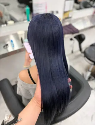 ロング カラー 銀座/髪質改善✨️ 寒色カラー💎もかのヘアスタイル
