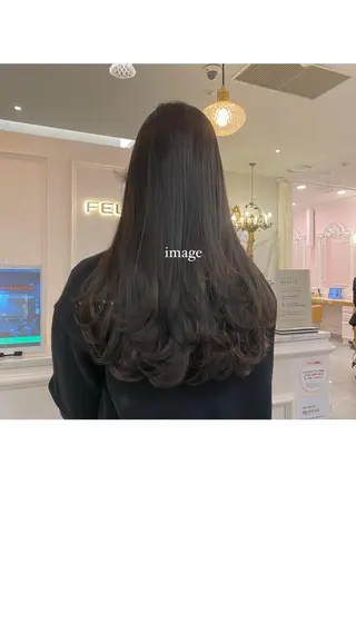ロング パーマ 韓国好き🇰🇷 美容師MIKUのヘアスタイル