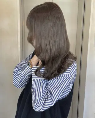 ロング 髪質改善、縮毛矯正 Core梅田茶屋町店のヘアスタイル