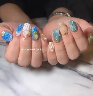 ネイル ネイルルームリッカ 𝐦𝐚𝐲𝐮のネイルデザイン