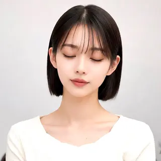 ショート 韓国ボブ/縮毛矯正 似合わせ/神山のヘアスタイル