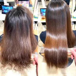 ロング パーマ 饒平名 知也のヘアスタイル