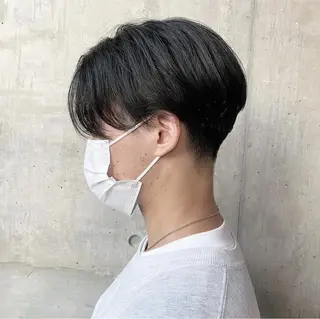 メンズ センターパート マスターかずまのヘアスタイル