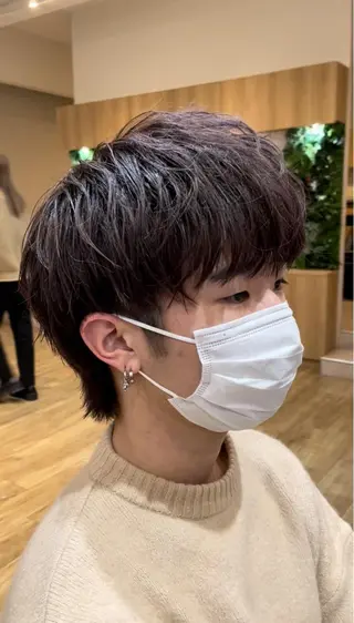 カラー メンズ 木村 魁成のヘアスタイル
