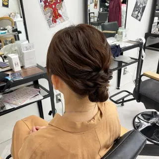 セミロング カラー パーマ ヘアアレンジ メンズ mona/ ストレートスタイル✨のヘアスタイル