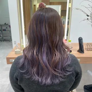 ロング カラー 【透明感カラー🩶】 津田和希のヘアスタイル