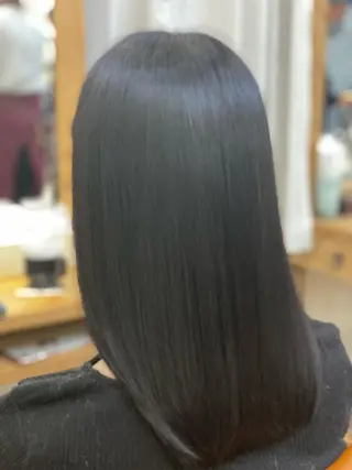 ミディアム カラー 森下 友　Dio...池袋のヘアスタイル