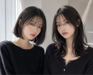 ミディアム 似合わせカット/韓国 ヘア🍀RIKU🍀のヘアスタイル