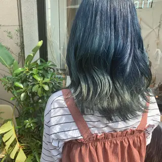 セミロング 艶髪color💎髪 質改善ストレート大吉のヘアスタイル