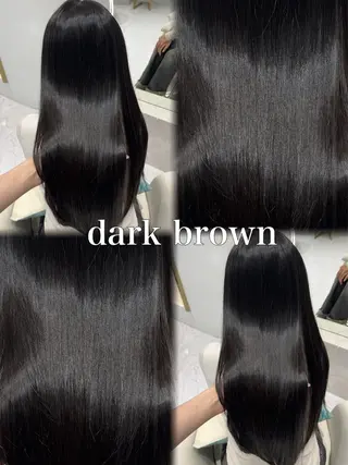 ロング カラー 𝑹𝒊𝒉𝒐🎀 名駅/大人韓国ヘアのヘアスタイル
