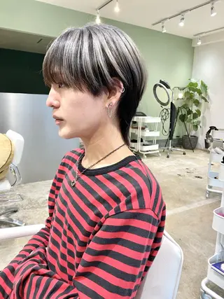 ショート Sabby氏川洸希 パーマのヘアスタイル