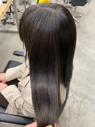 ミディアム カラー ✨艶髪✨ 奈須晴香のヘアスタイル