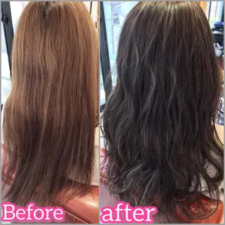 ロング カラー 大人女性ショート専門 tomodaのヘアスタイル