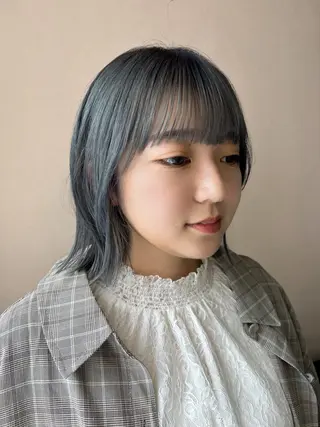 ショート カラー hubhair レイヤー/透明感のヘアスタイル