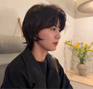 ショート ボブパーマ🥣KON コンナツミのヘアスタイル