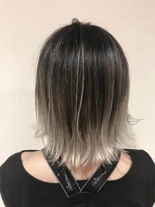 ショート カラー 髪質改善カラー韓国風 レイヤーtudaのヘアスタイル