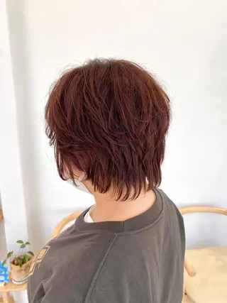 ショート カラー 川合 勇気のヘアスタイル