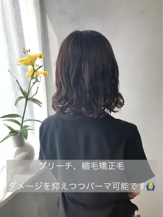 ショート パーマ ボブパーマコテ巻き風 パーマNo1深江秀平のヘアスタイル