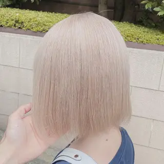 ミディアム カラー ヘアアレンジ メンズ キッズ マツエク・マツパ ブリーチの髪様 MASATOのヘアスタイル