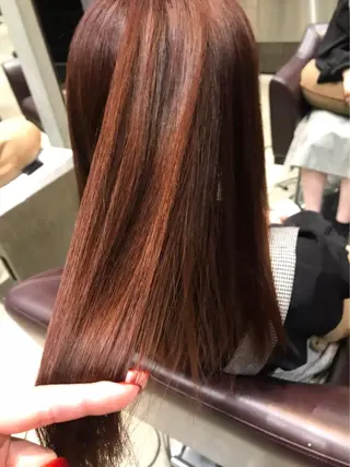 ロング パーマ 金田 ありさのヘアスタイル