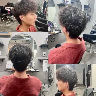 パーマ メンズ 🌹ミラクル美容師 🌹くっぽのヘアスタイル