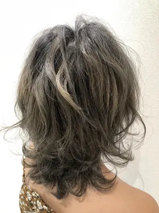 ミディアム カラー ✨ケア×デザイン🎨 杉本賢人のヘアスタイル