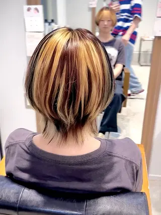 ショート カラー 髙木 利央のヘアスタイル