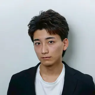 ショート カラー パーマ ヘアアレンジ メンズ キッズ メンズカット/パーマ 山崎航平💈のヘアスタイル