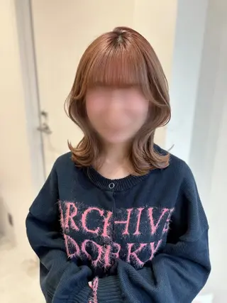 ミディアム soyon名古屋/ fuka🎀のヘアスタイル