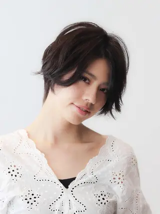 ショート 髪質改善🌈縮毛矯正 荻原 達矢のヘアスタイル