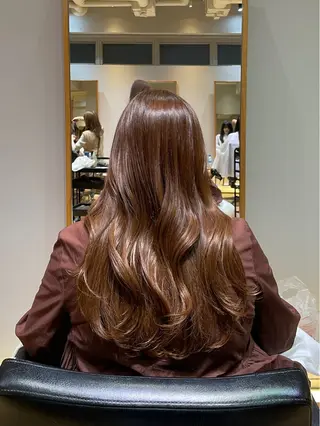 ロング カラー 縮毛矯正/レイヤー 🌙児玉光瑠のヘアスタイル