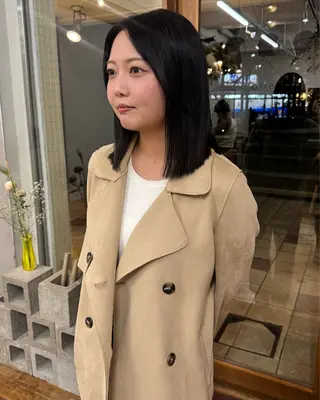 カラー たけかわ みちのヘアスタイル