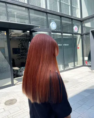 ロング カラー NENE/GARTE 代官山/渋谷のヘアスタイル