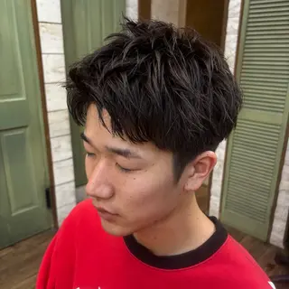 メンズ レイヤーカット✩. しみずこなねのヘアスタイル