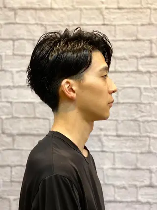 ミディアム カラー 六本木メンズヘア 大橋勇貴のヘアスタイル
