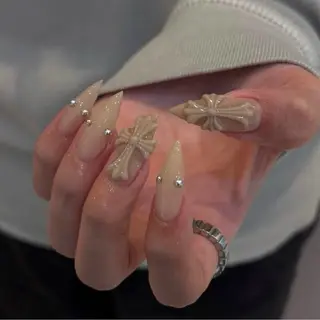 ネイル H3 Nail Tsuki🦋💙のネイルデザイン
