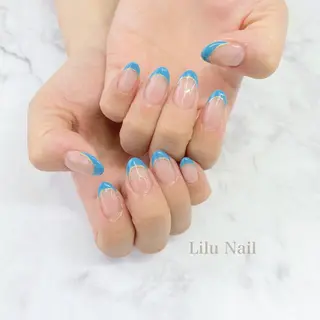 ネイル モチの良さ◉ フィルインネイル♡のネイルデザイン
