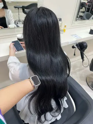 セミロング カラー 💟RINNA 艶カラー💟のヘアスタイル