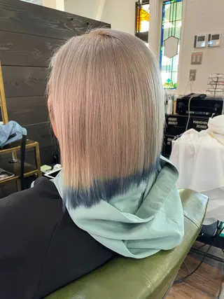 ミディアム 下林 雅明のヘアスタイル