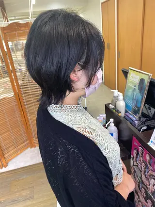 ショート カラー ブリーチカラー🫧 森　凪沙のヘアスタイル